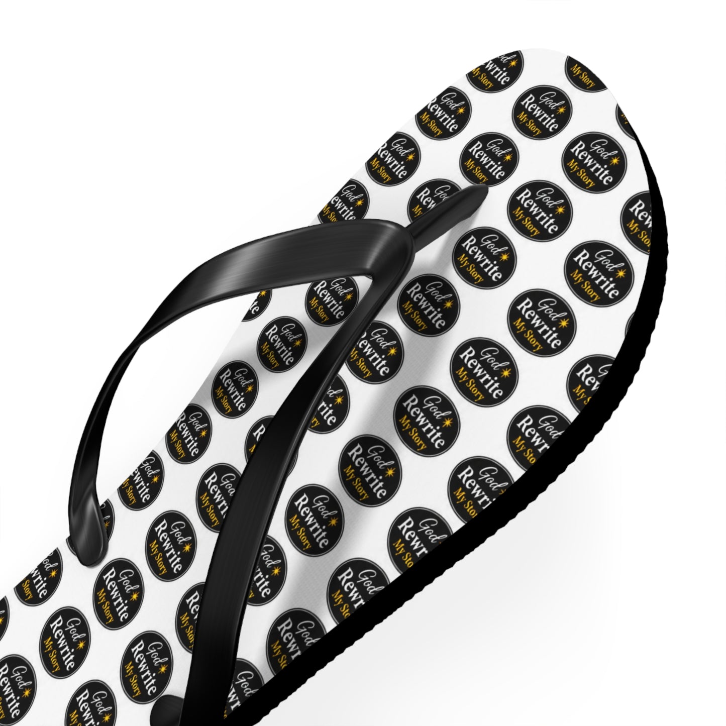 Flip Flops - Custom Logo Pattern Beach Sandals
