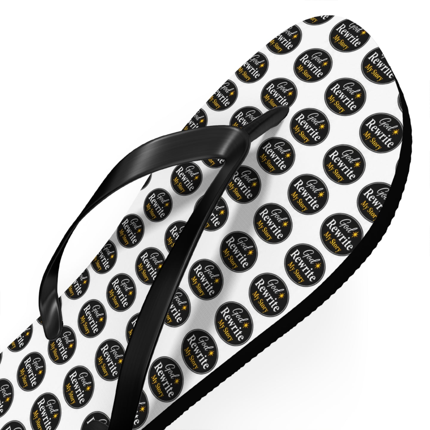 Flip Flops - Custom Logo Pattern Beach Sandals