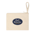 God Rewrite My Story Canvas Zipper Pouch